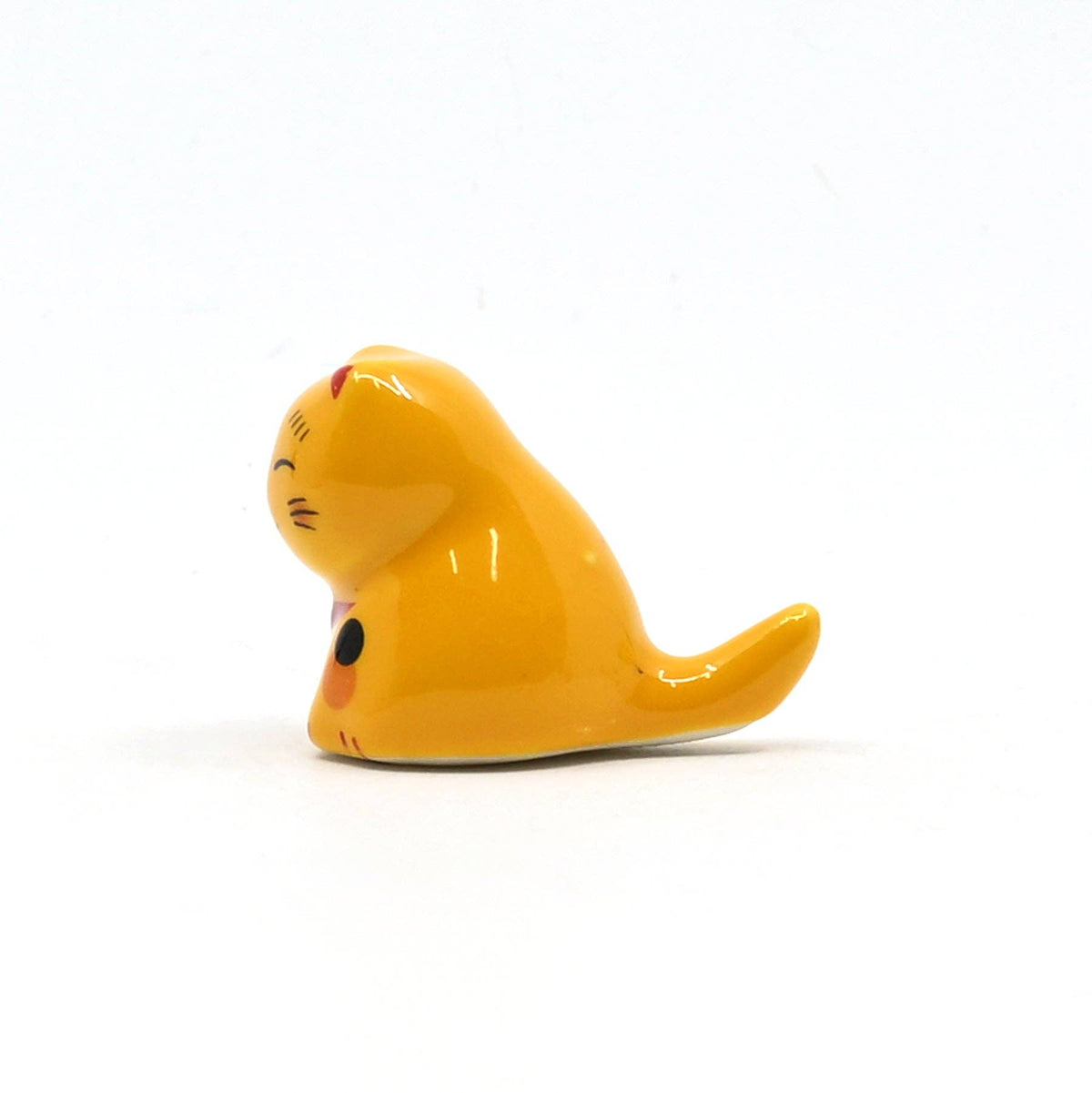 Yellow Lucky Cat - Chopsticks Rest
