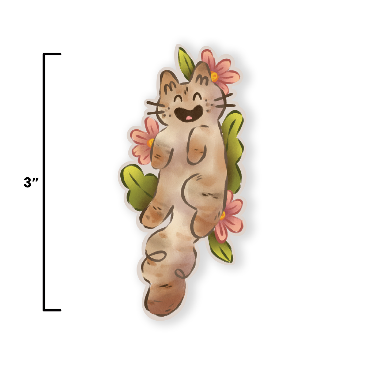 Tabby Field - Die Cut Sticker