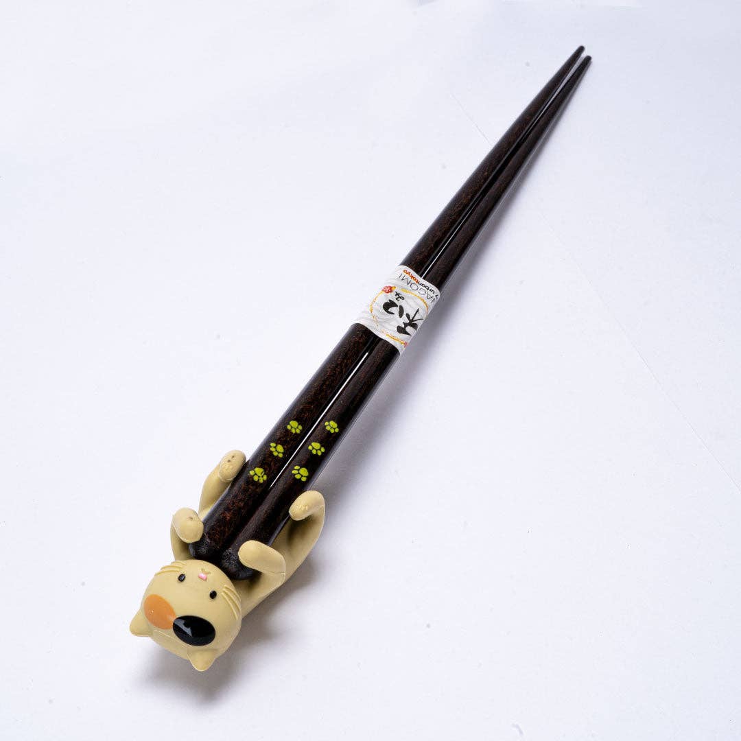 Calico Cat - Chopsticks and Chopstick Rest Gift Set