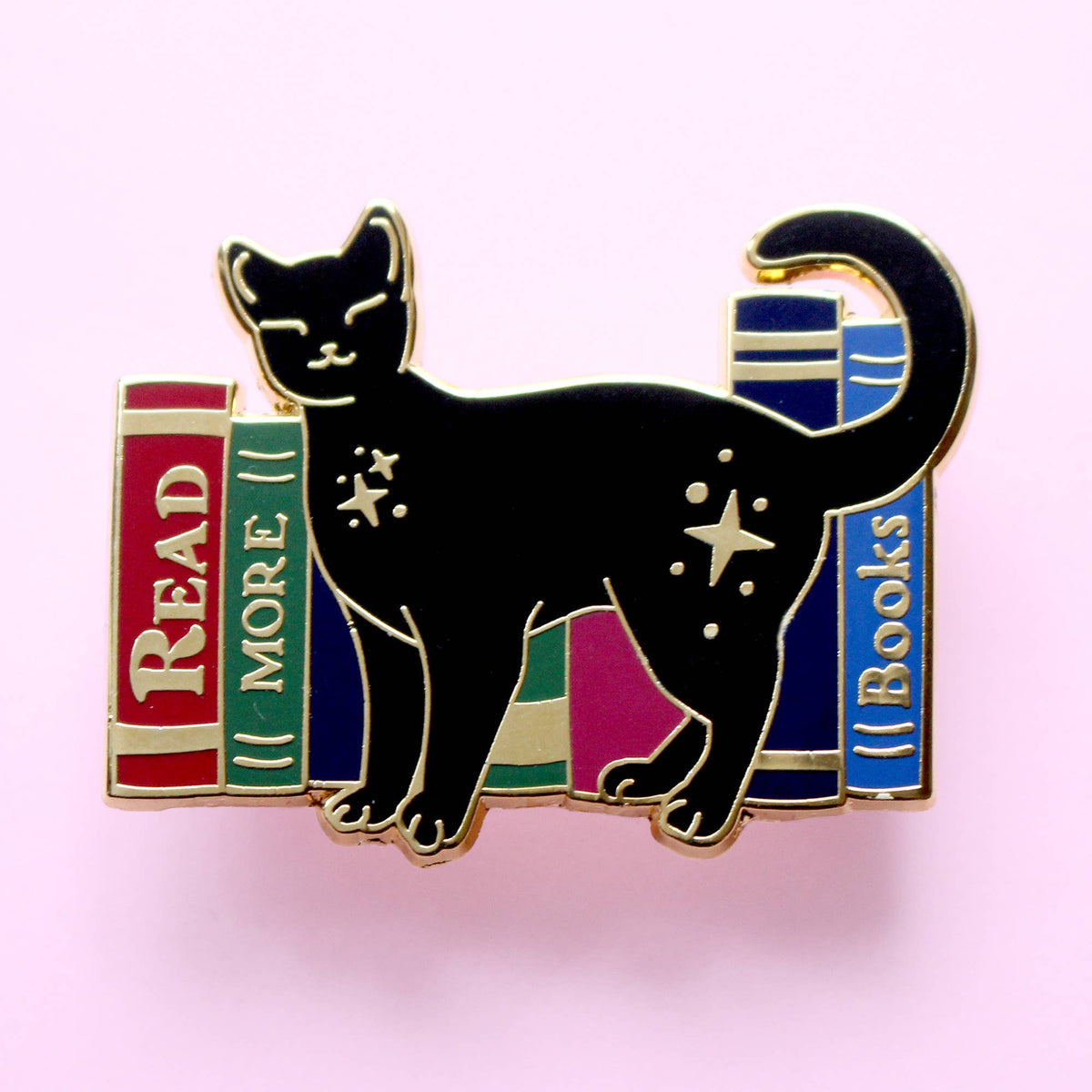 Read More Books Cat - Hard Enamel Pin