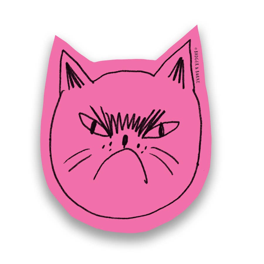 Snitty Kitty - Die Cut Sticker