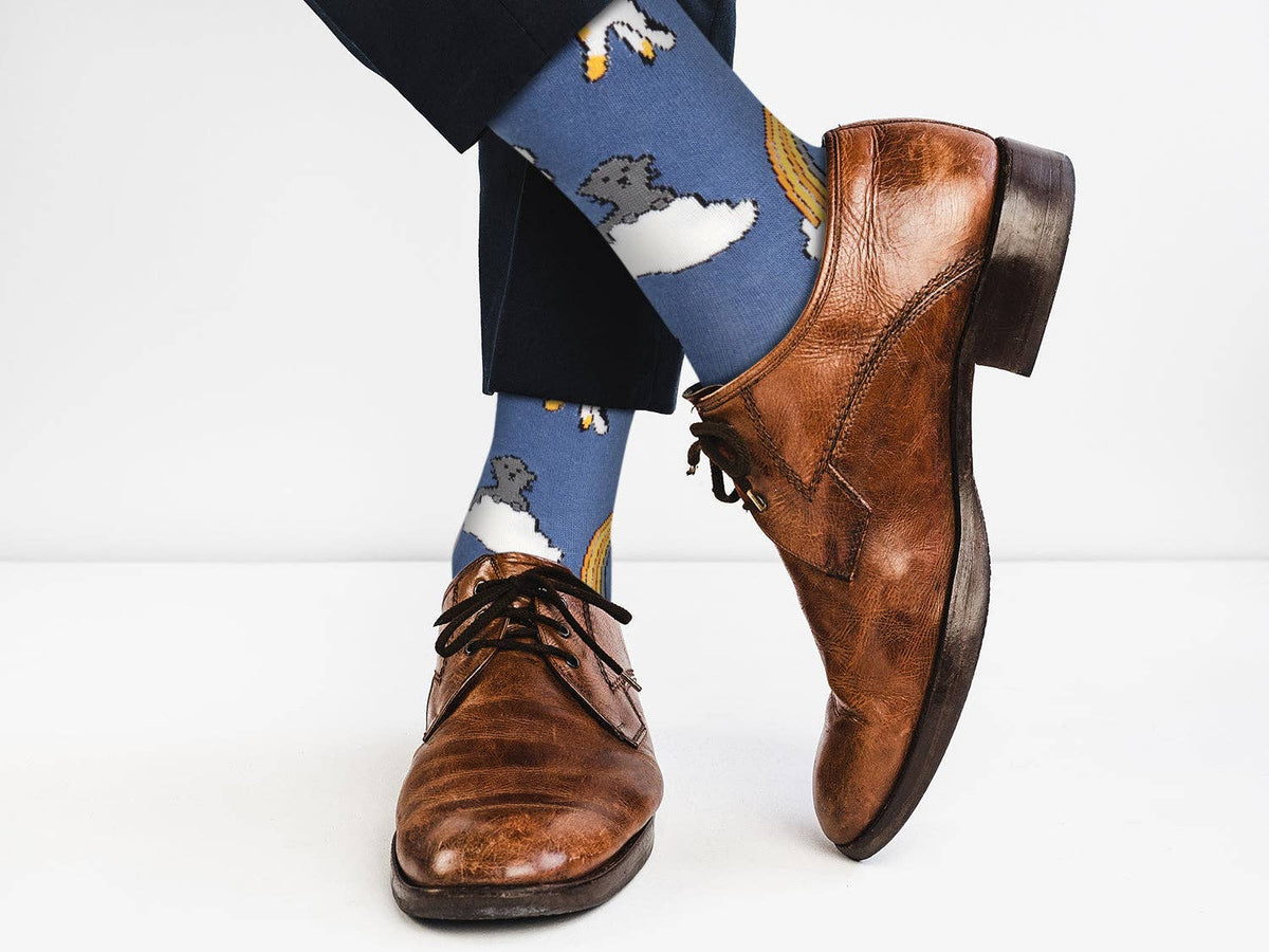 Cloud Rainbow Cats - Unisex Socks