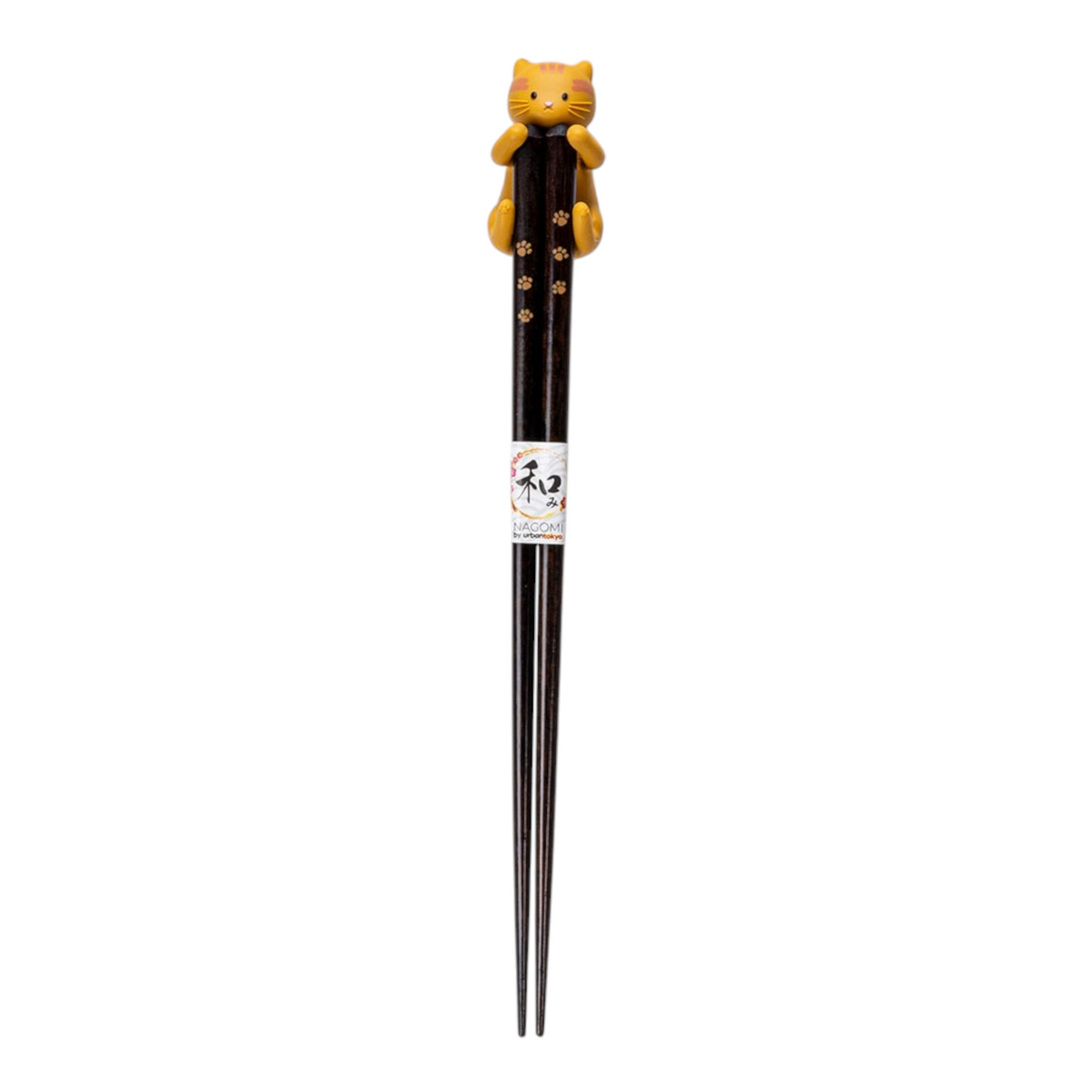 Yellow Cat - Chopsticks and Chopstick Rest Gift Set