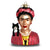 Frida With Cat - Glass Ornament