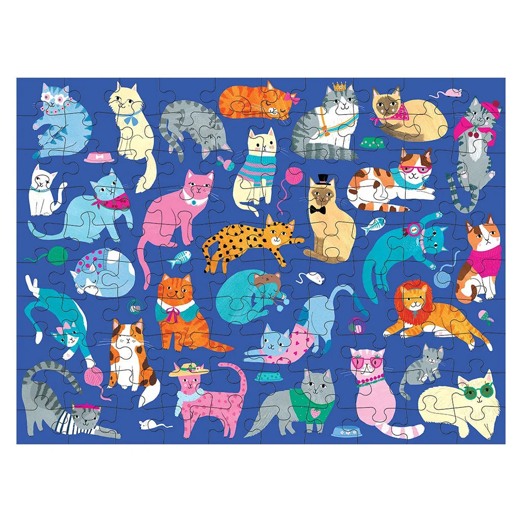 Cats & Dogs - 100 Piece Double-Sided Puzzle