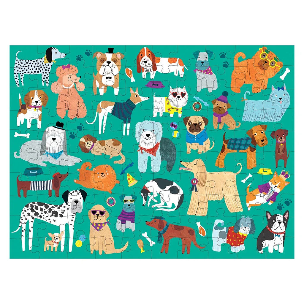 Cats & Dogs - 100 Piece Double-Sided Puzzle