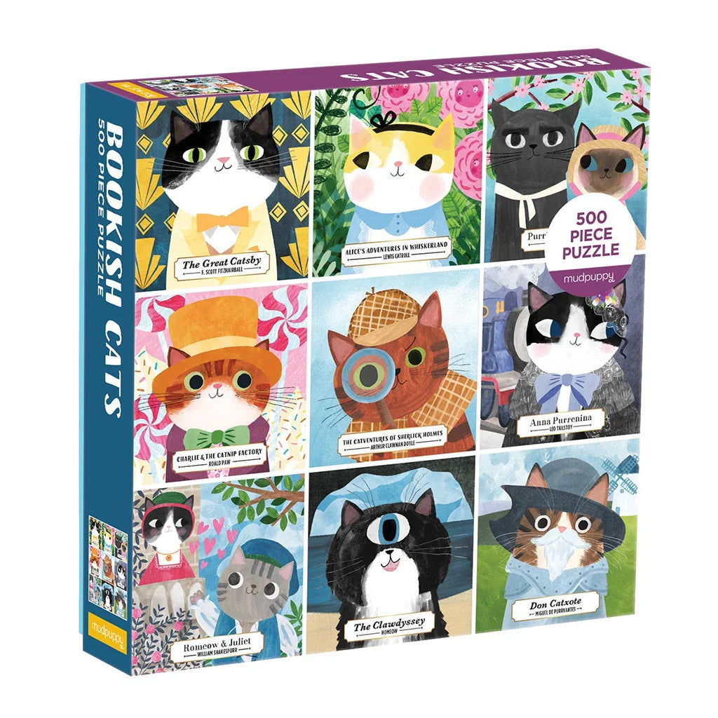 Bookish Cats - 500 Piece Cat Puzzle