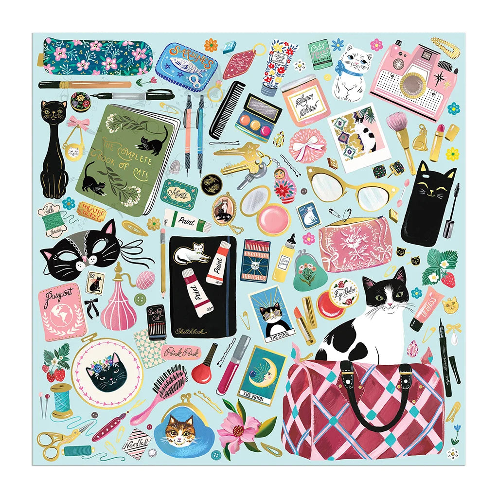 Purrfect Accessories - 500 Piece Foil Puzzle