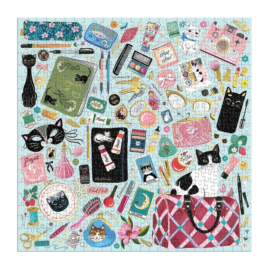 Purrfect Accessories - 500 Piece Foil Puzzle