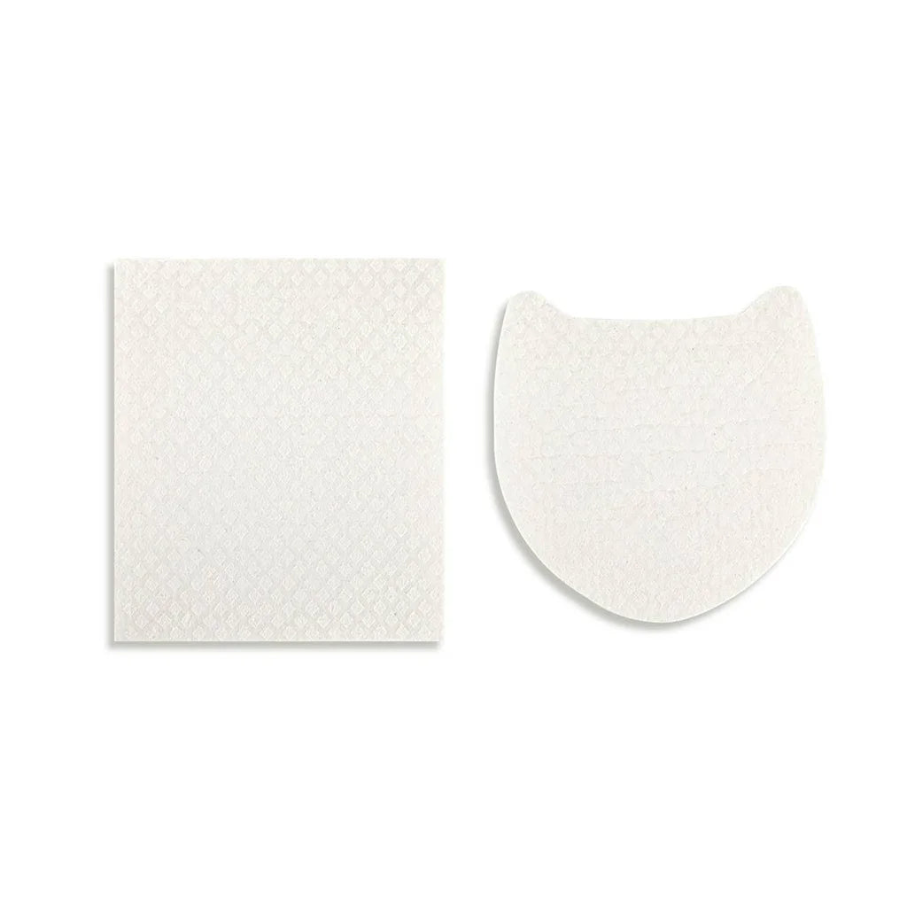 Cat Shaped Biodegradable Dish Cloths - Set of 2