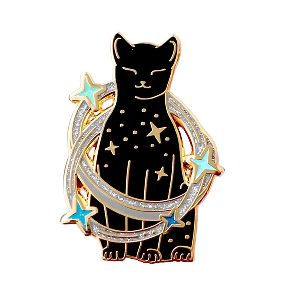Starburst Cat - Hard Enamel Pin