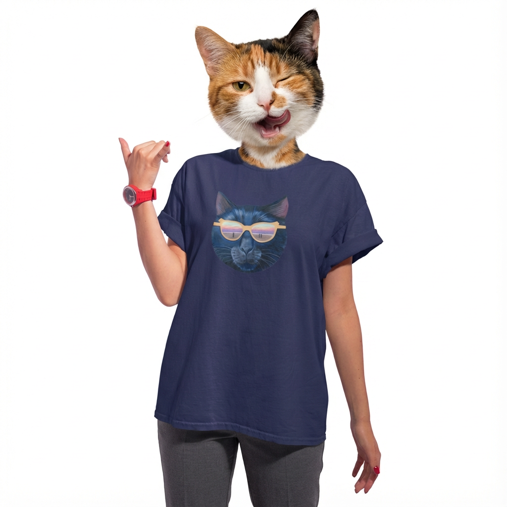 Cool Cat #2 - Organic T-Shirt
