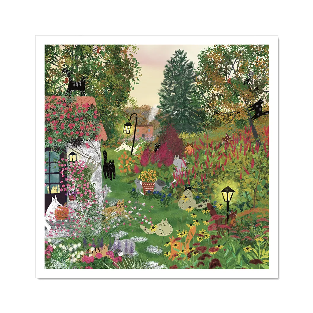 Autumn Garden - Art Print