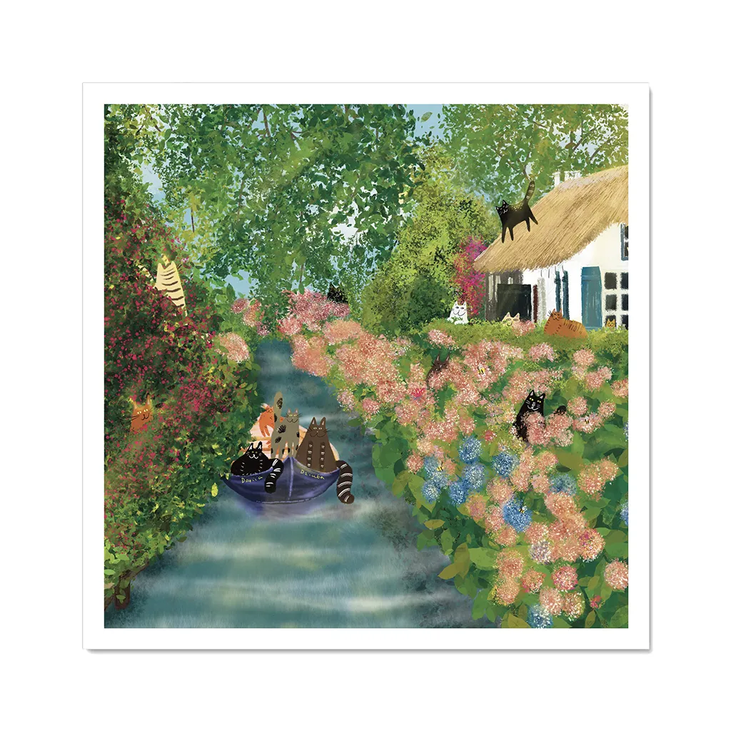 Giethoorn on The Canals - Art Print