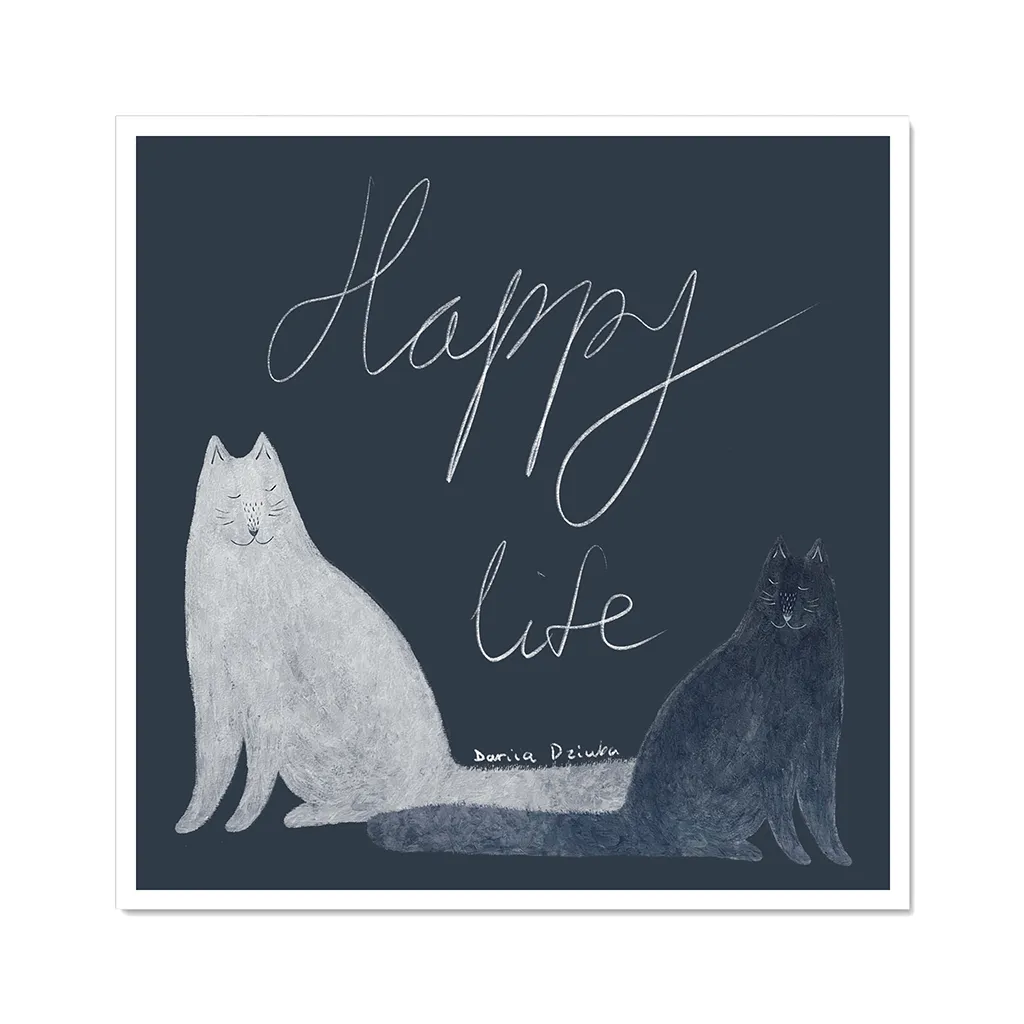 Happy Life - Art Print