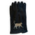 Embroidered Walking Cat - Wool Gloves