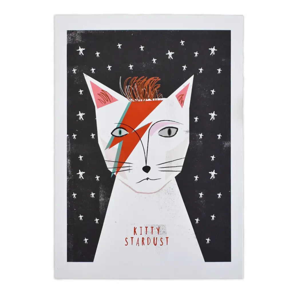 Kitty Stardust Cat - Print