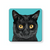 Black Kitty Cat - Cork Coaster