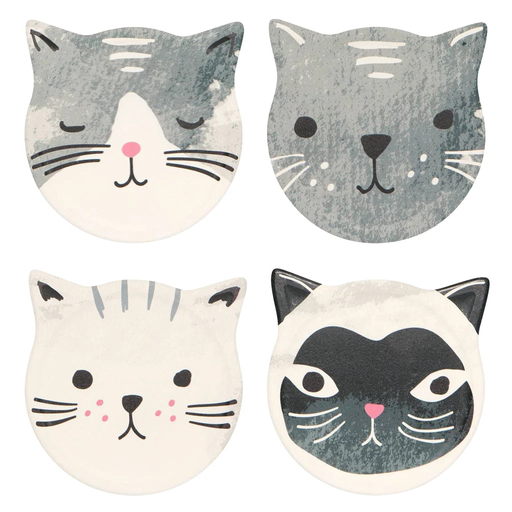 Kitty Soak Up - Absorbent Ceramic Coaster