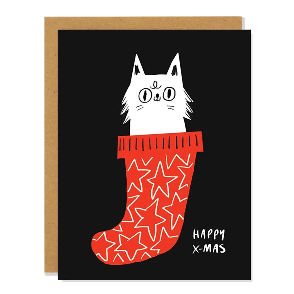Christmas Stocking - Greeting Card Set