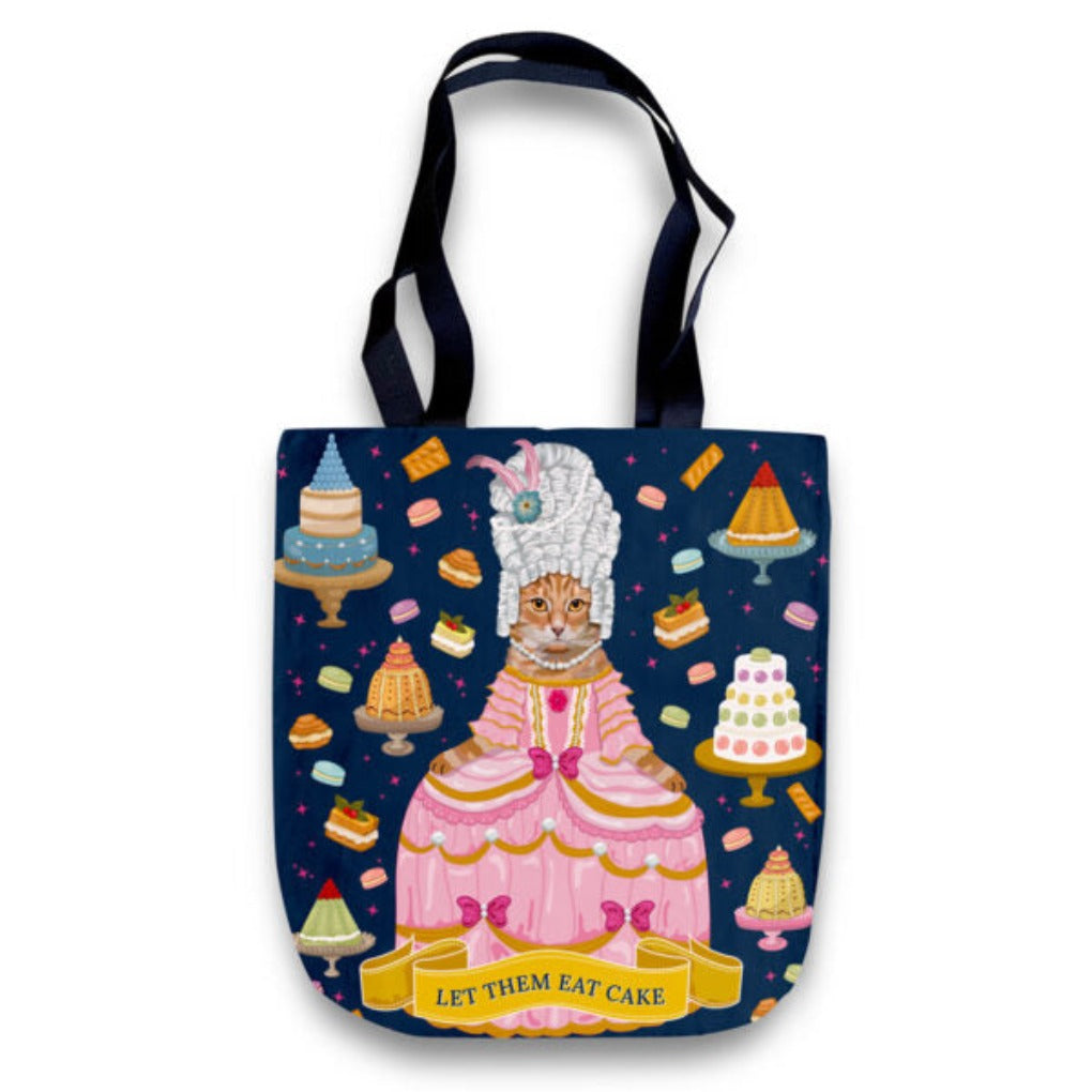 Orange Tabby Cat Marie Antoinette - Tote Bag