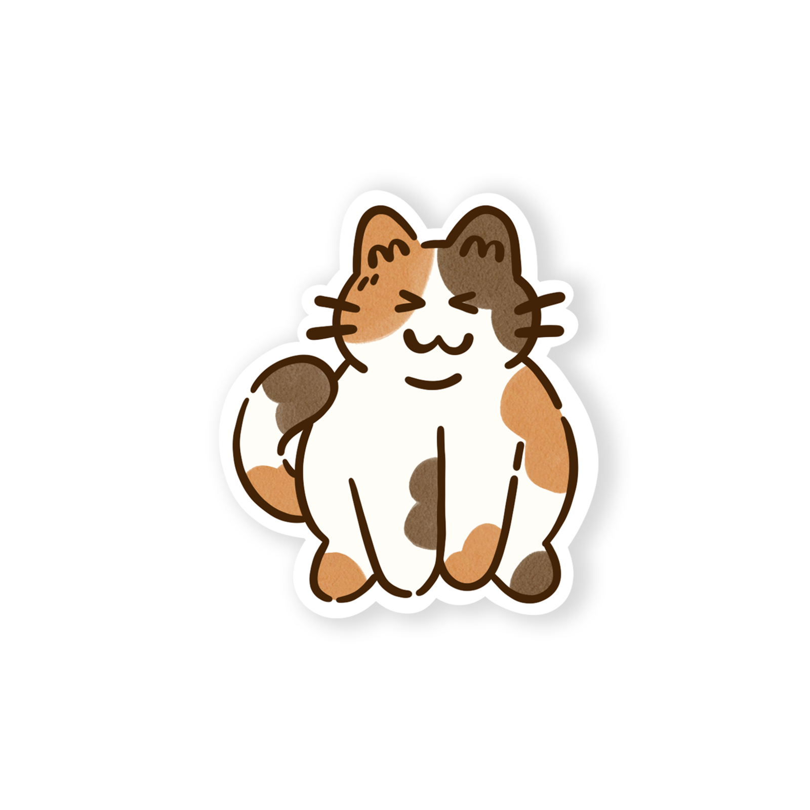 Chonky Calico - Die Cut Sticker