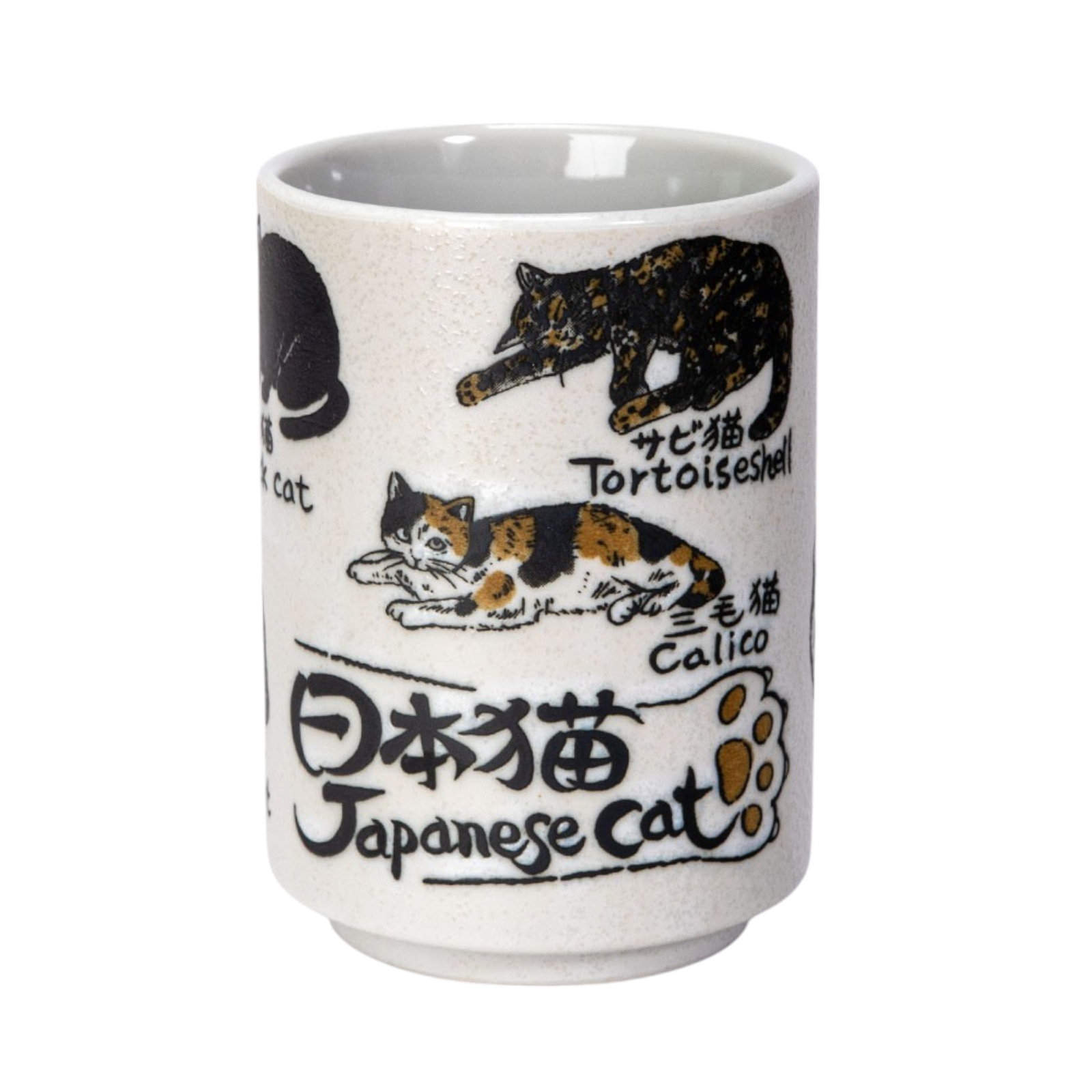 Japanese Cat Breed Names - Yunomi Style Tea Cup