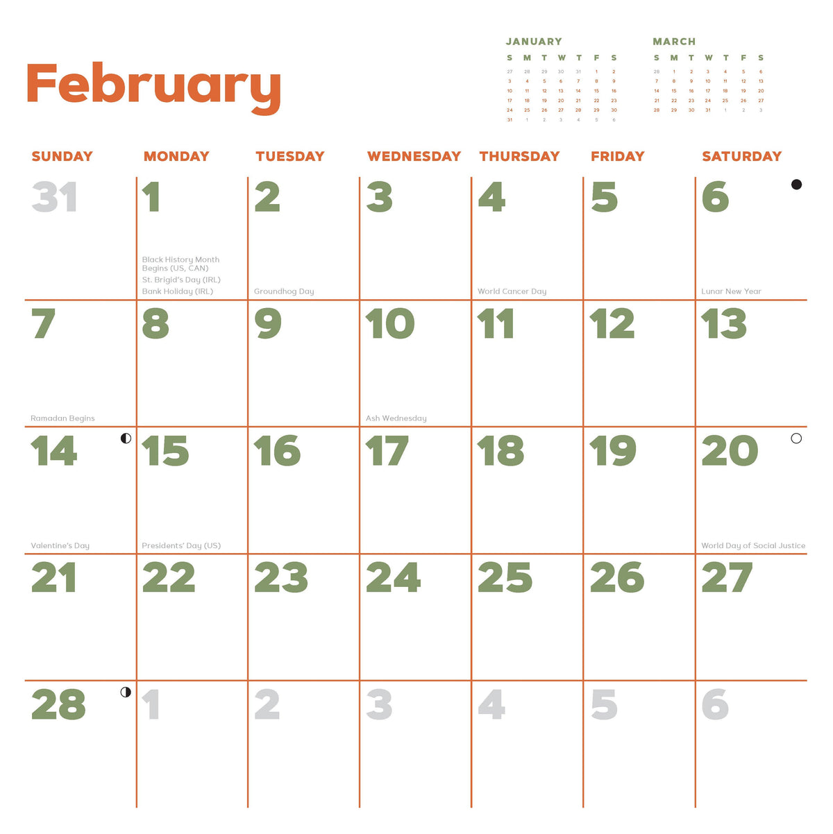 Catffirmations - 2027 Wall Calendar