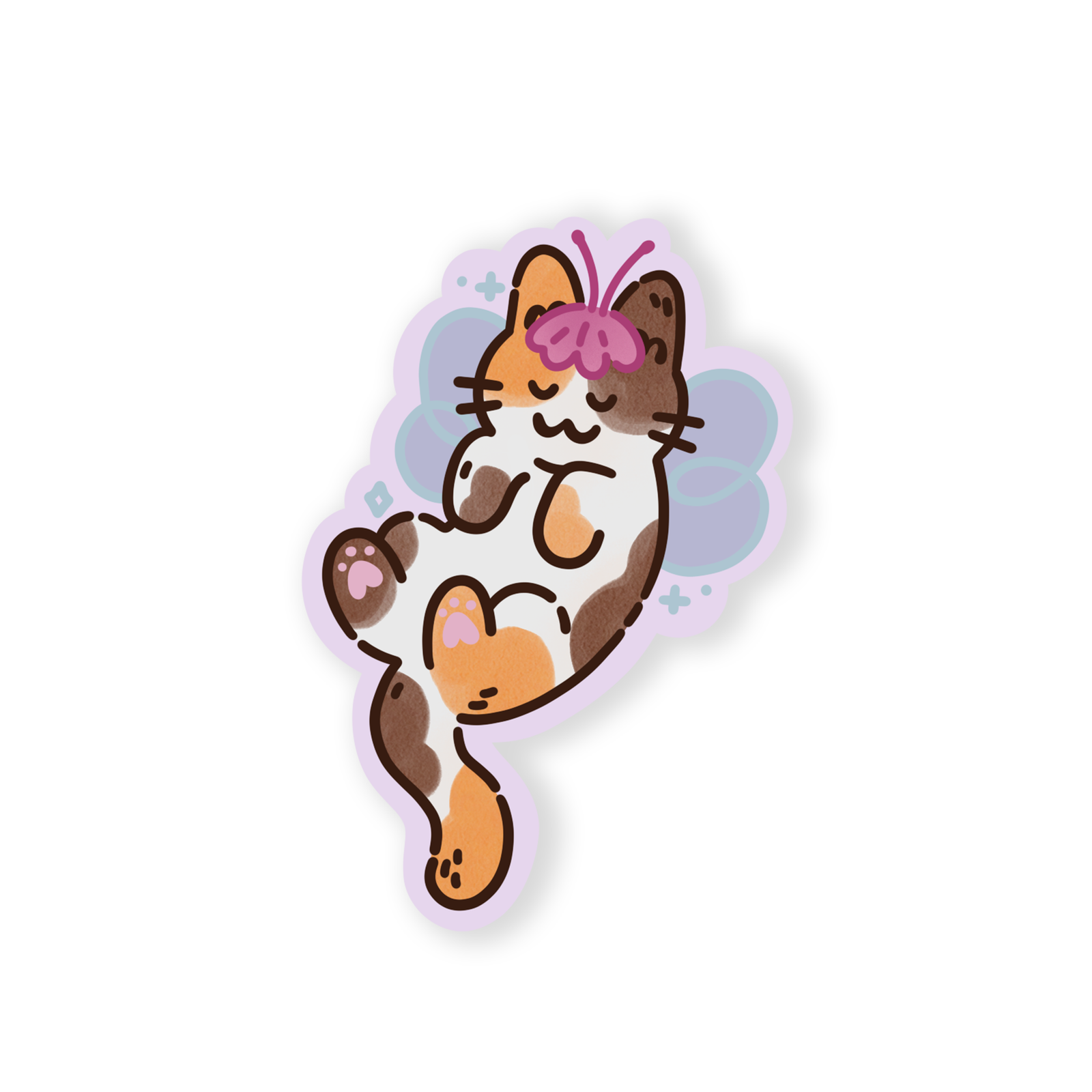 Calico Fairy - Die Cut Sticker