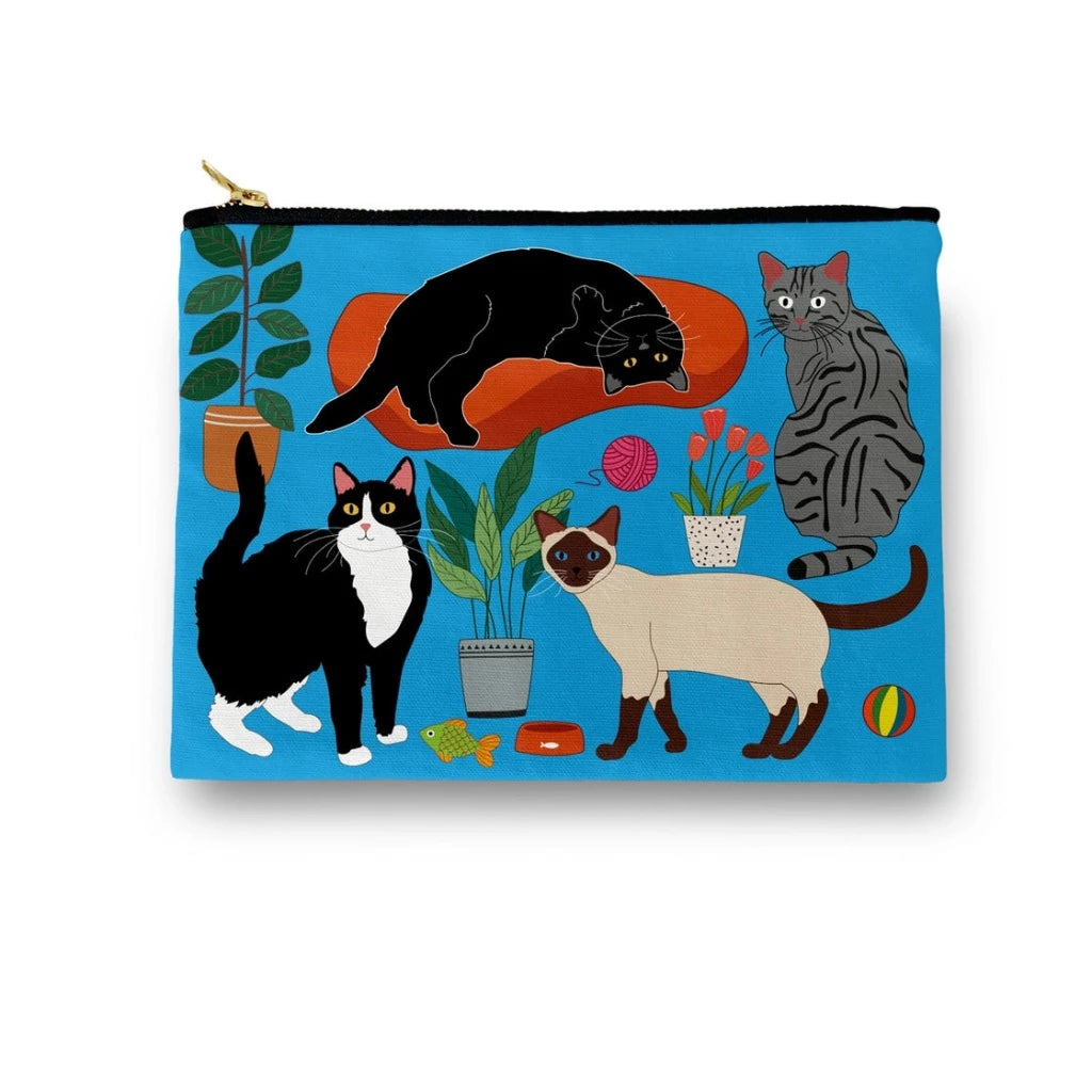 At Home With Kitty Cats - Amenity Bag