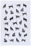 Black and Grey Cats Cat Collective Bakers - Floursack Dish Towel