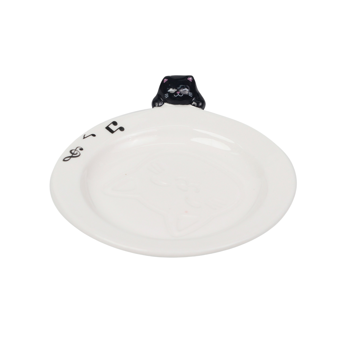 Neko Friends Black Cat - Porcelain Sauce Dish