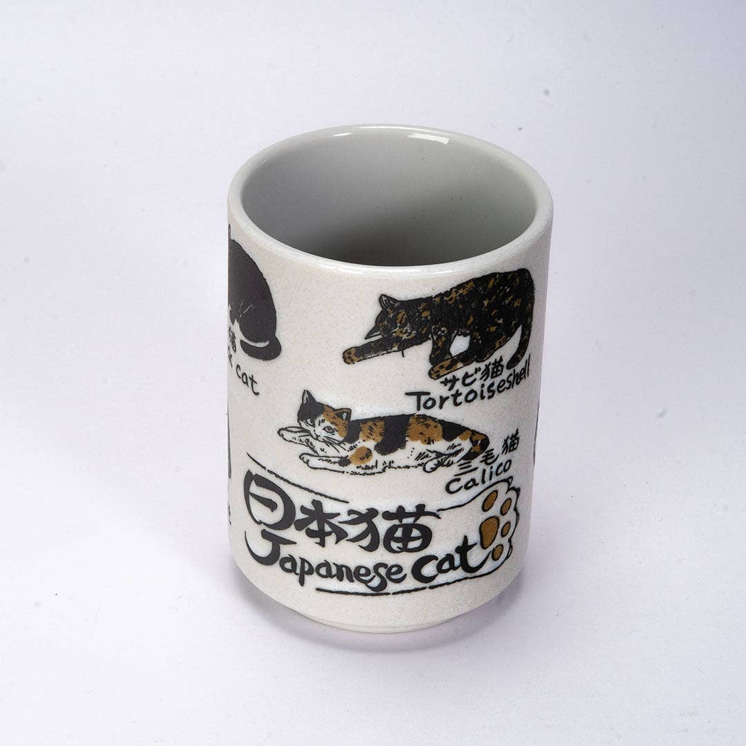 Japanese Cat Breed Names - Yunomi Style Tea Cup