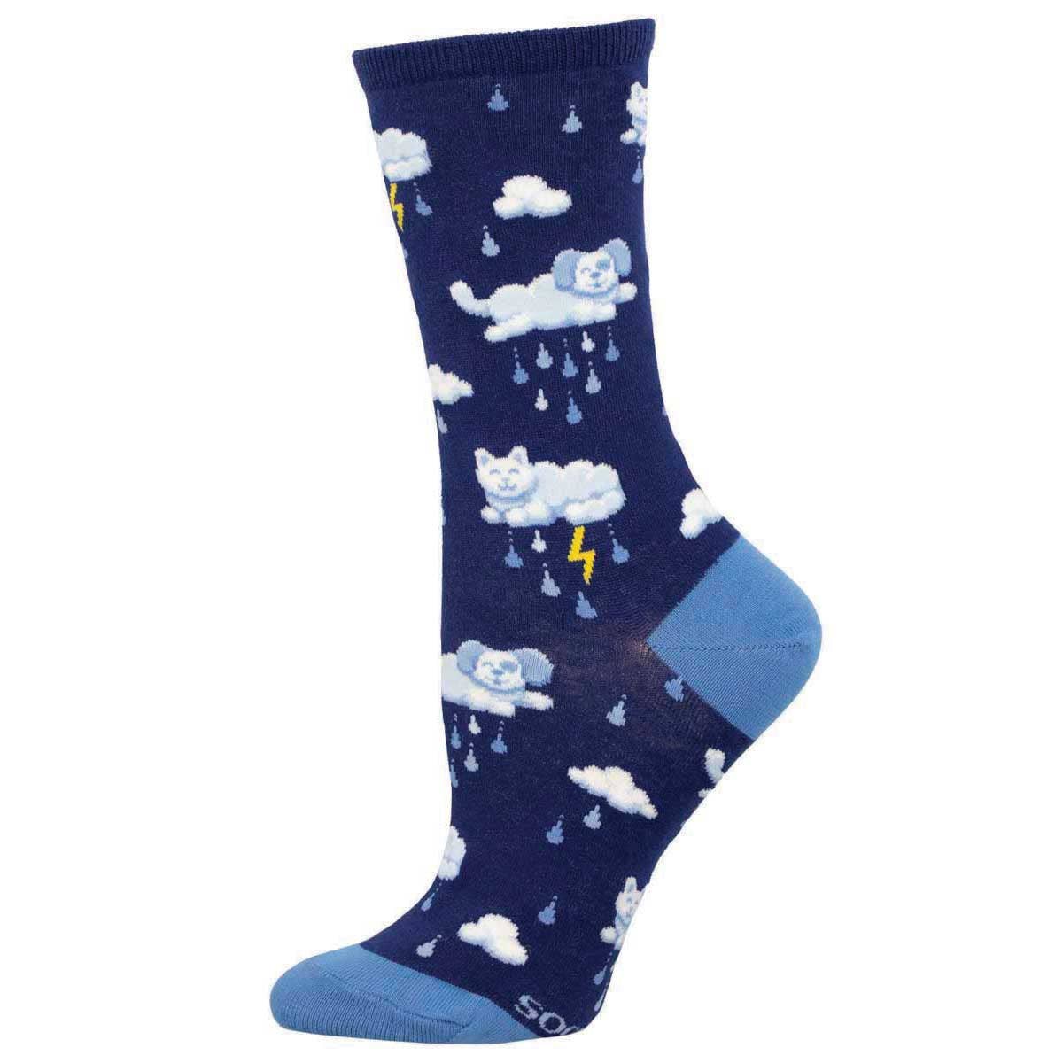 Raining Cats and Dogs - Crew Socks - S/M