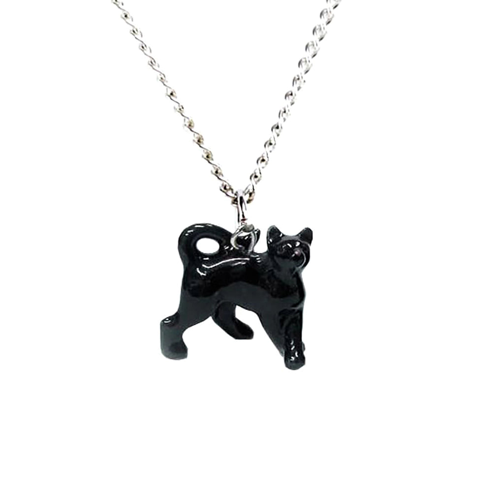 Black Cat - Pendant Necklace