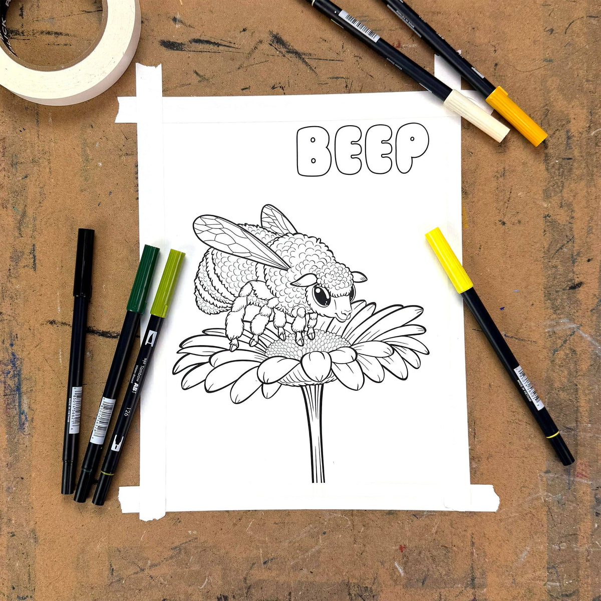 Whatif Hybrid Animal - Coloring Book