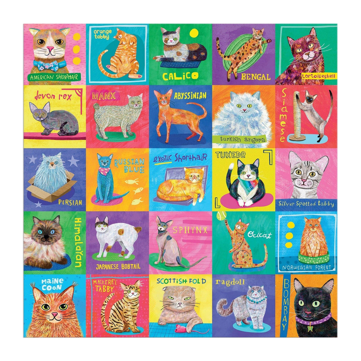 Purr-fect Portraits - 500 Piece Puzzle