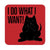 I Do What I Want Black Cat - Cork Coaster