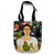 Frida with Parrots and Black Cat - Tote Bag