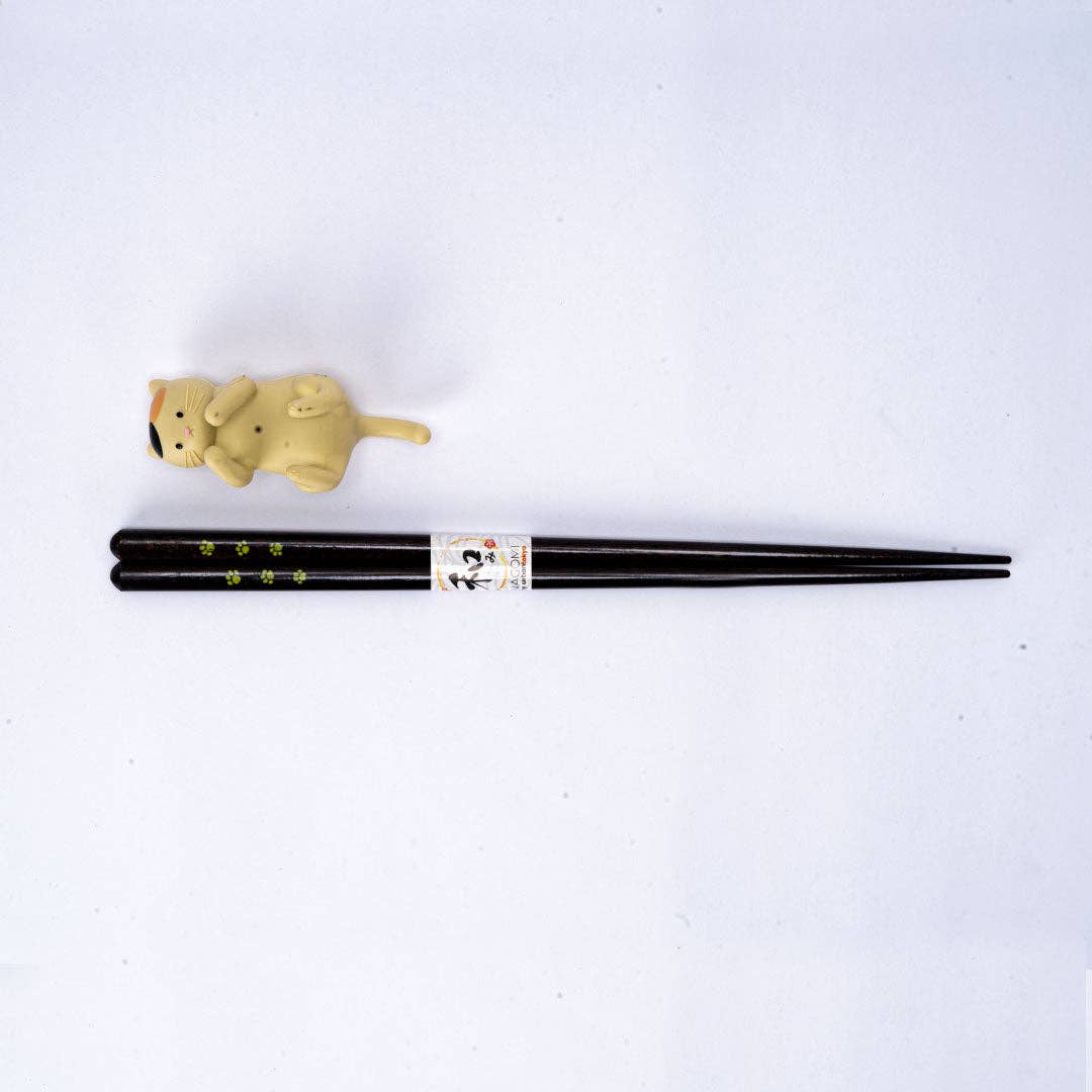 Calico Cat - Chopsticks and Chopstick Rest Gift Set