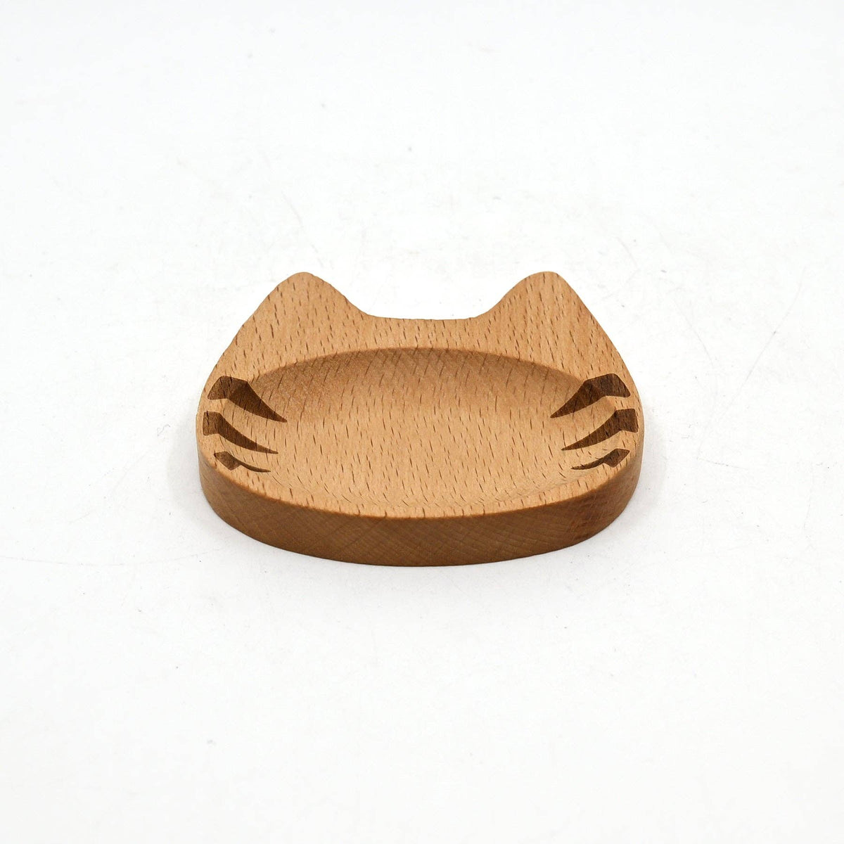 Tabby Cat - Wooden Trinket Dish