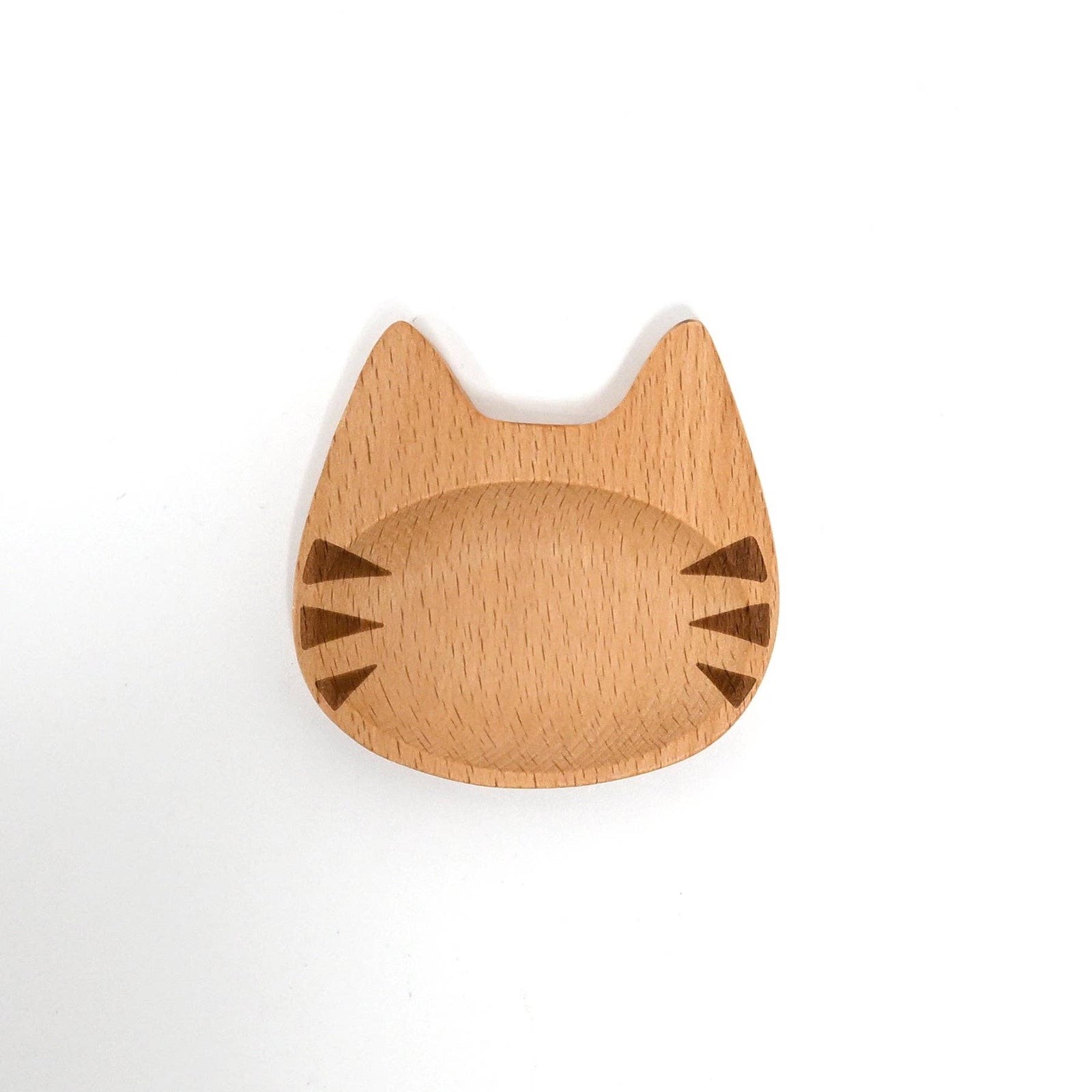 Tabby Cat - Wooden Trinket Dish