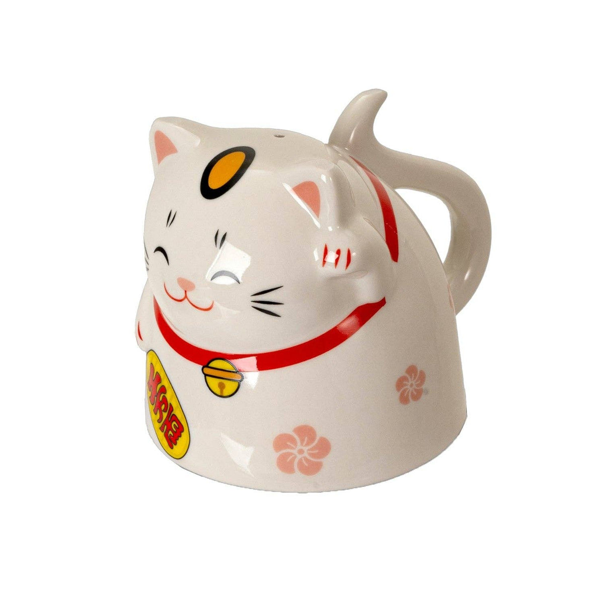 White Lucky Cat - Tea Cup