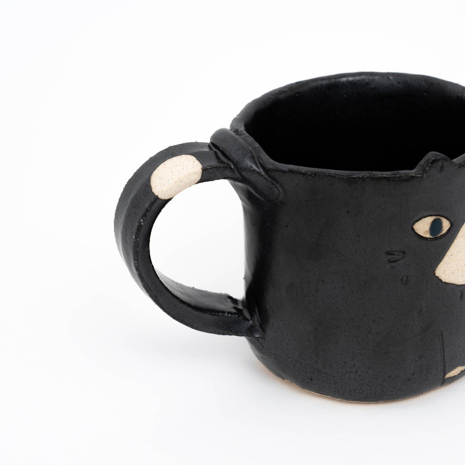 Black Tuxedo Handcrafted Mug – Japanese Ceramic Mug
