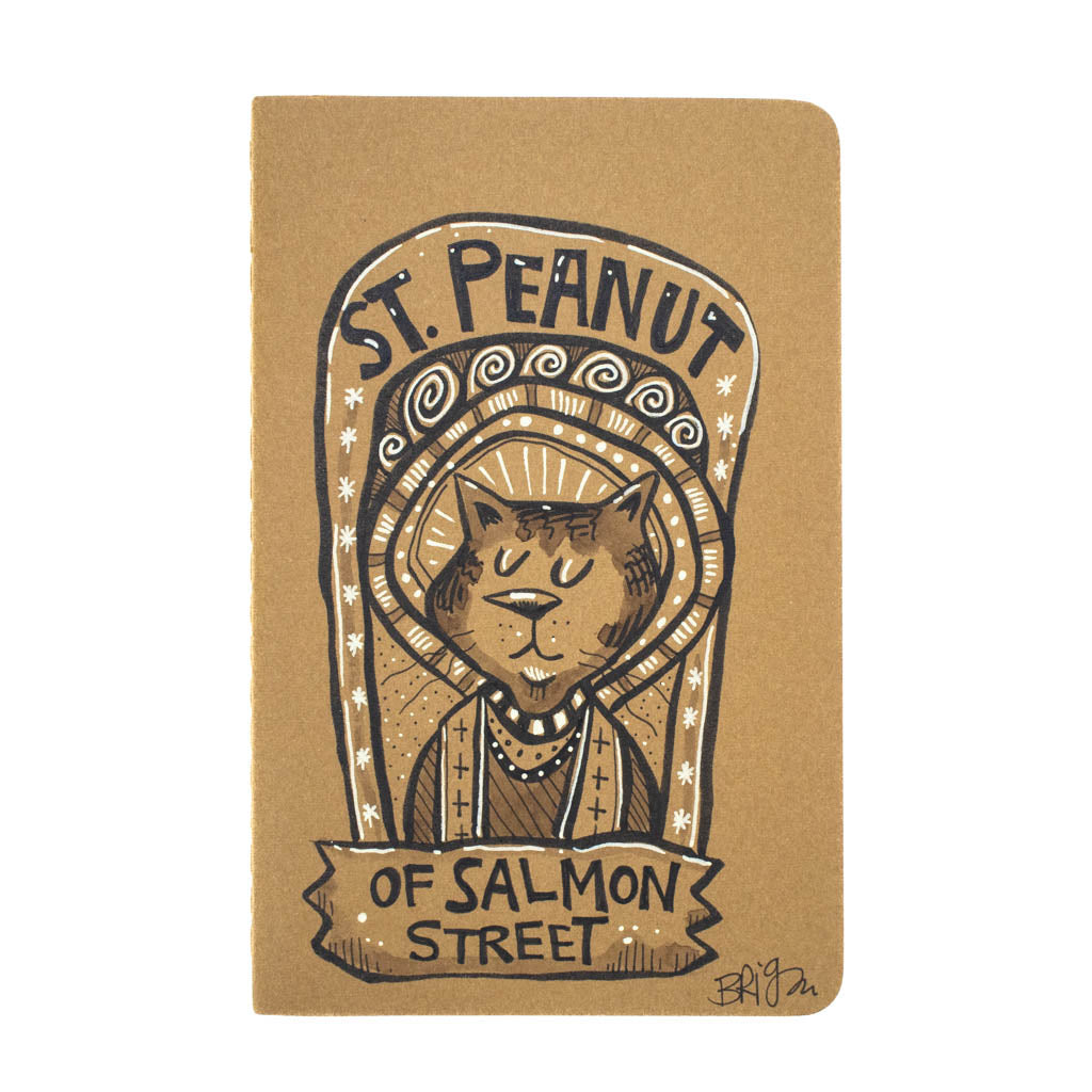 Saint Peanut Of Salmon Street - Hand Drawn Notebook