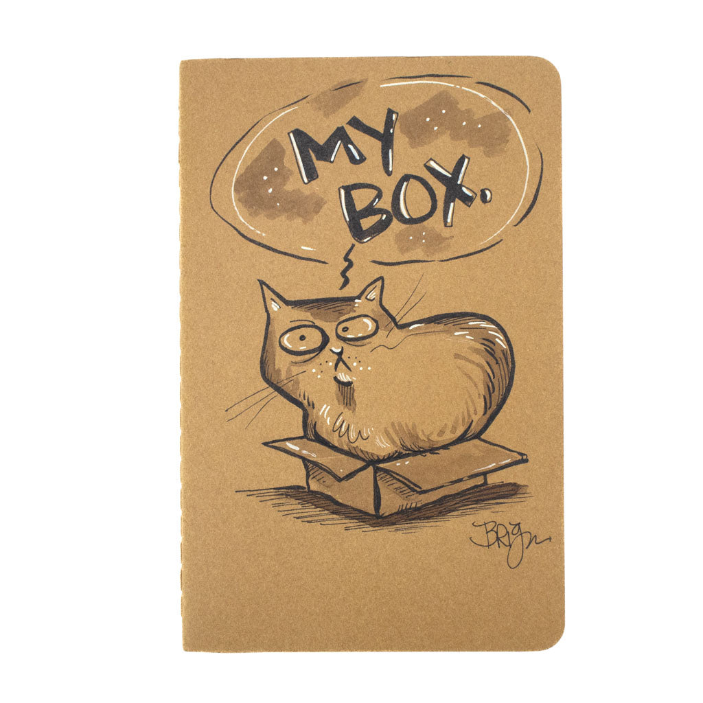My Box Cat - Hand Drawn Notebook