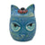 Cat Sugar Bowl - Turquoise - Handmade Ceramic