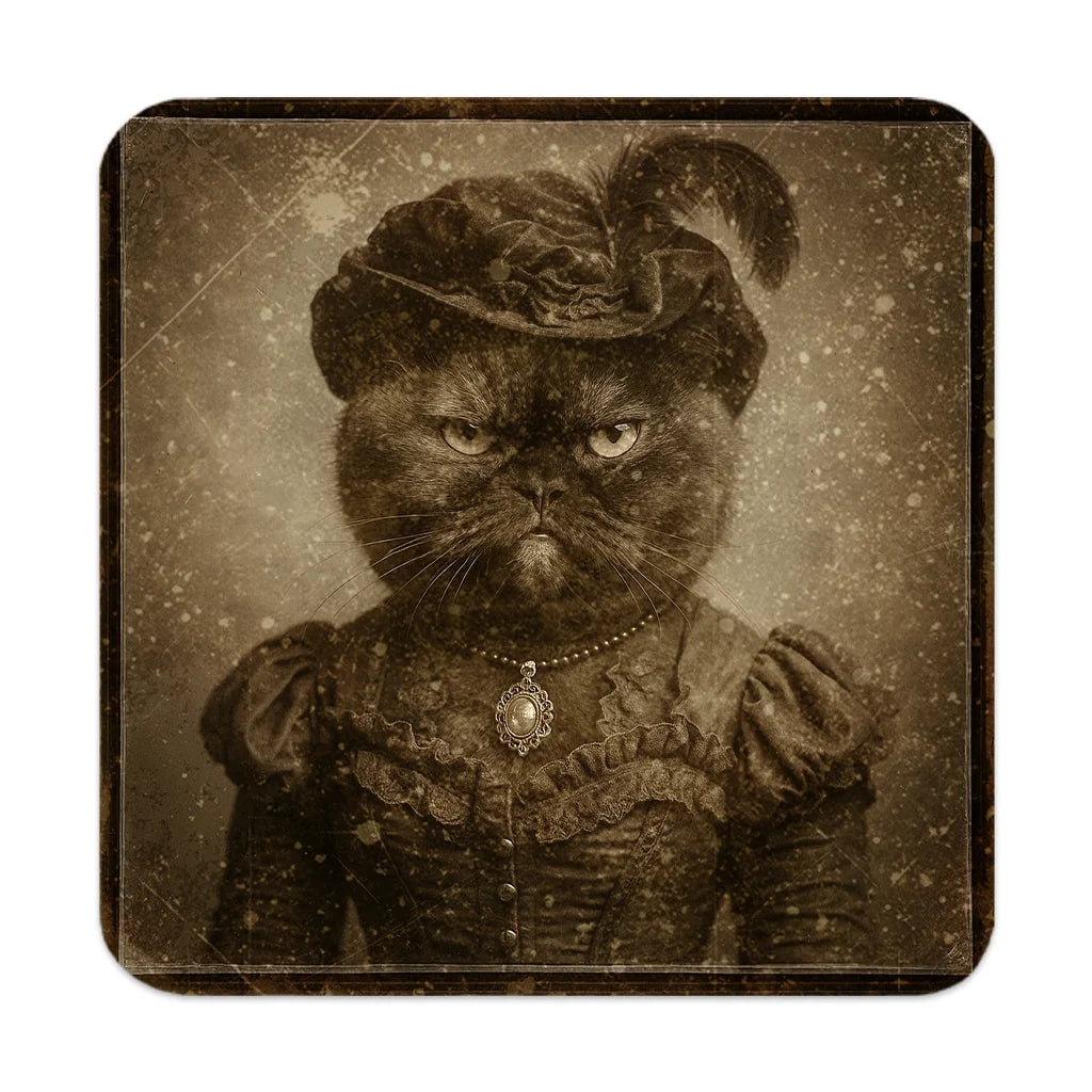 Most Wanted Cats - Fancy Tortoiseshell - Cork Back Coaster