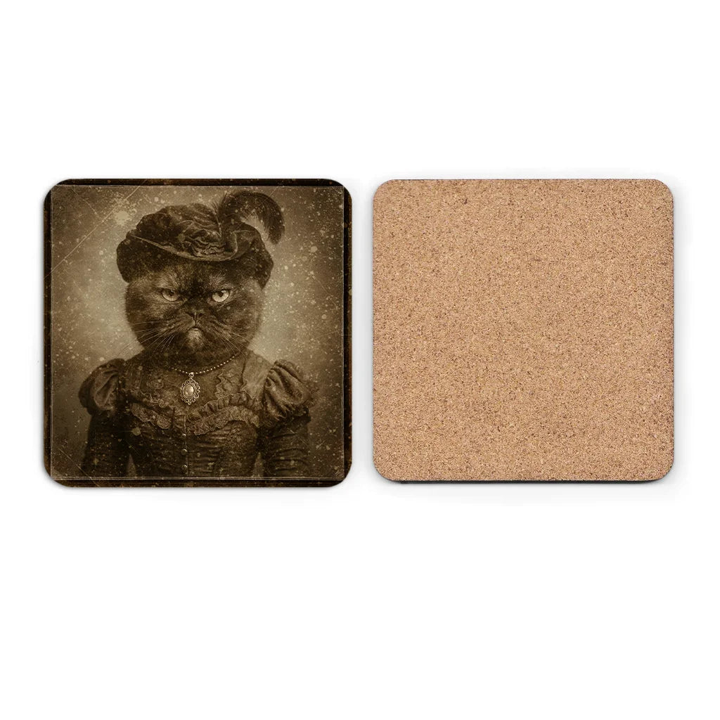Most Wanted Cats - Fancy Tortoiseshell - Cork Back Coaster