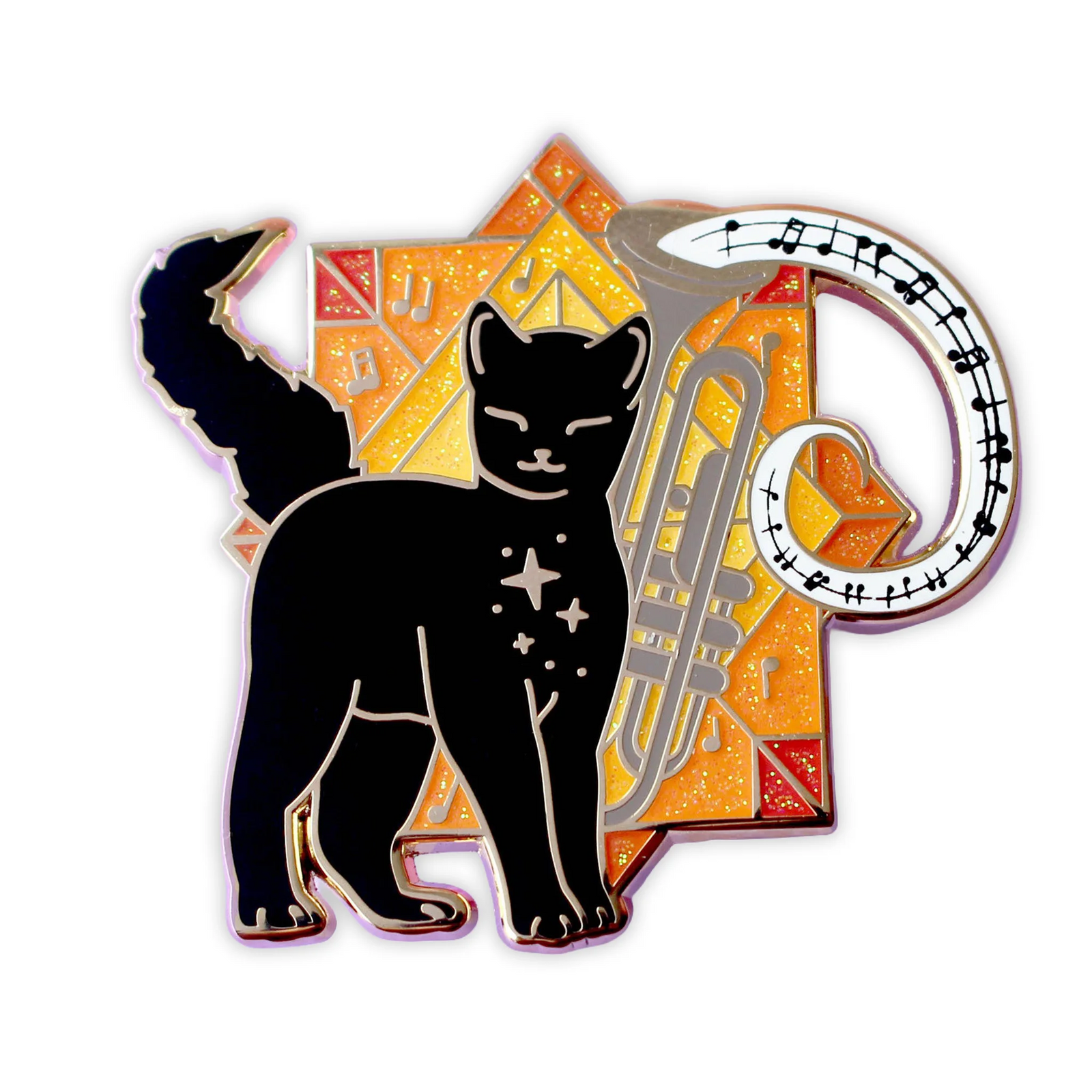 Music Cat - Enamel Pin